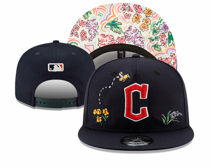 Cleveland Guardians Stitched Snapback Hats 0014